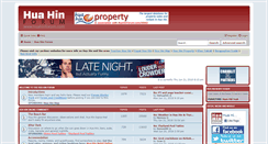 Desktop Screenshot of huahinforum.com